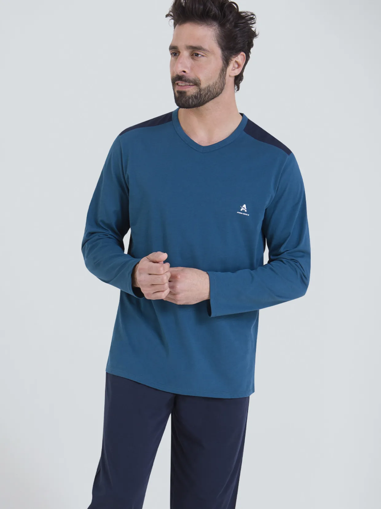 Homme Athéna Pyjama Ecopack Construction