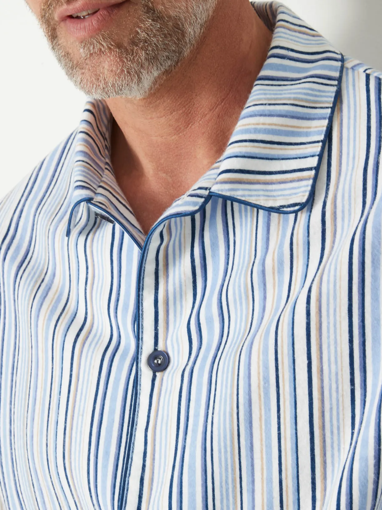 Homme Daxon Pyjama en flanelle pur coton