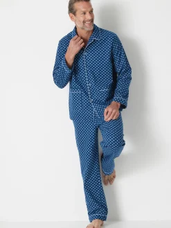 Homme Daxon Pyjama en flanelle pur coton