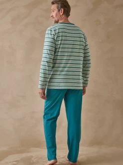 Homme Daxon Pyjama en maille jersey pur coton