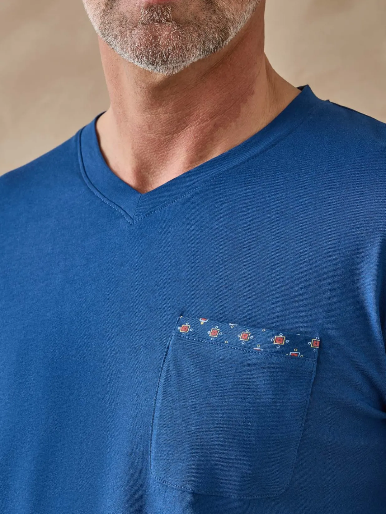 Homme Daxon Pyjama en maille jersey pur coton peigné