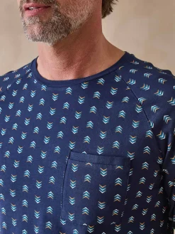 Homme Daxon Pyjama en maille pur coton