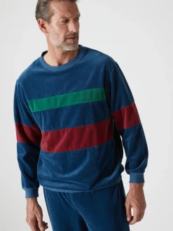 Homme Daxon Pyjama forme jogging en velours