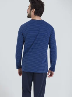 Homme Athéna Pyjama Rayures l'Escale