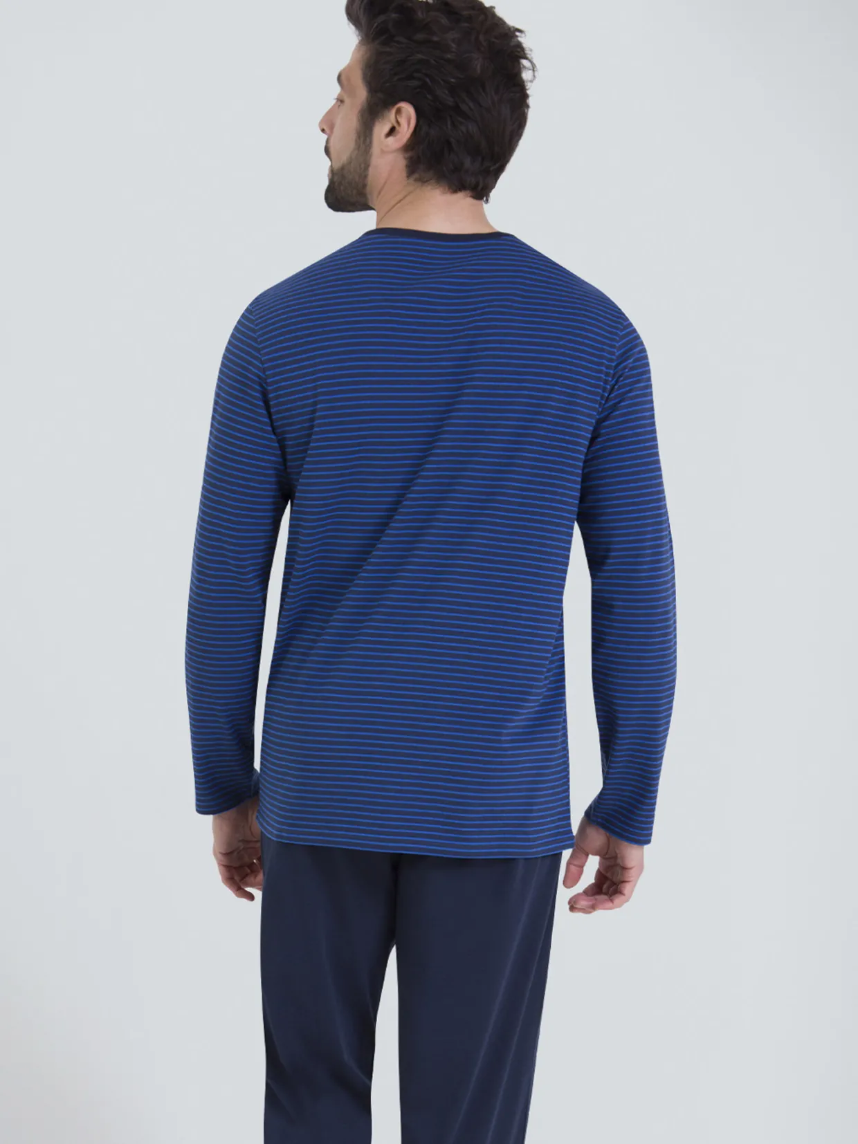 Homme Athéna Pyjama Rayures l'Escale