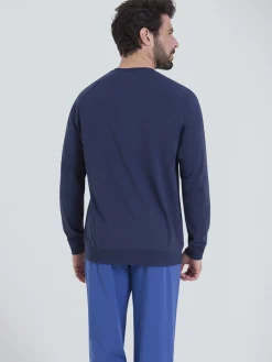 Homme Athéna Pyjama Winter manches longues