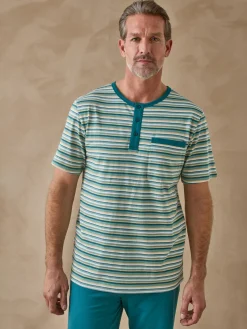 Homme Daxon Pyjashort en maille jersey pur coton