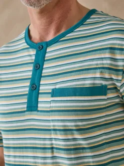 Homme Daxon Pyjashort en maille jersey pur coton