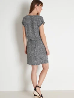 Femme Daxon Robe 3 trous tissu fluide