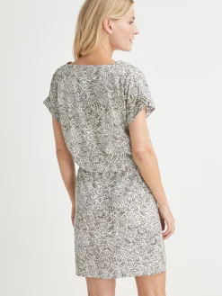 Femme Daxon Robe 3 trous tissu fluide