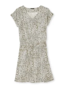 Femme Daxon Robe 3 trous tissu fluide