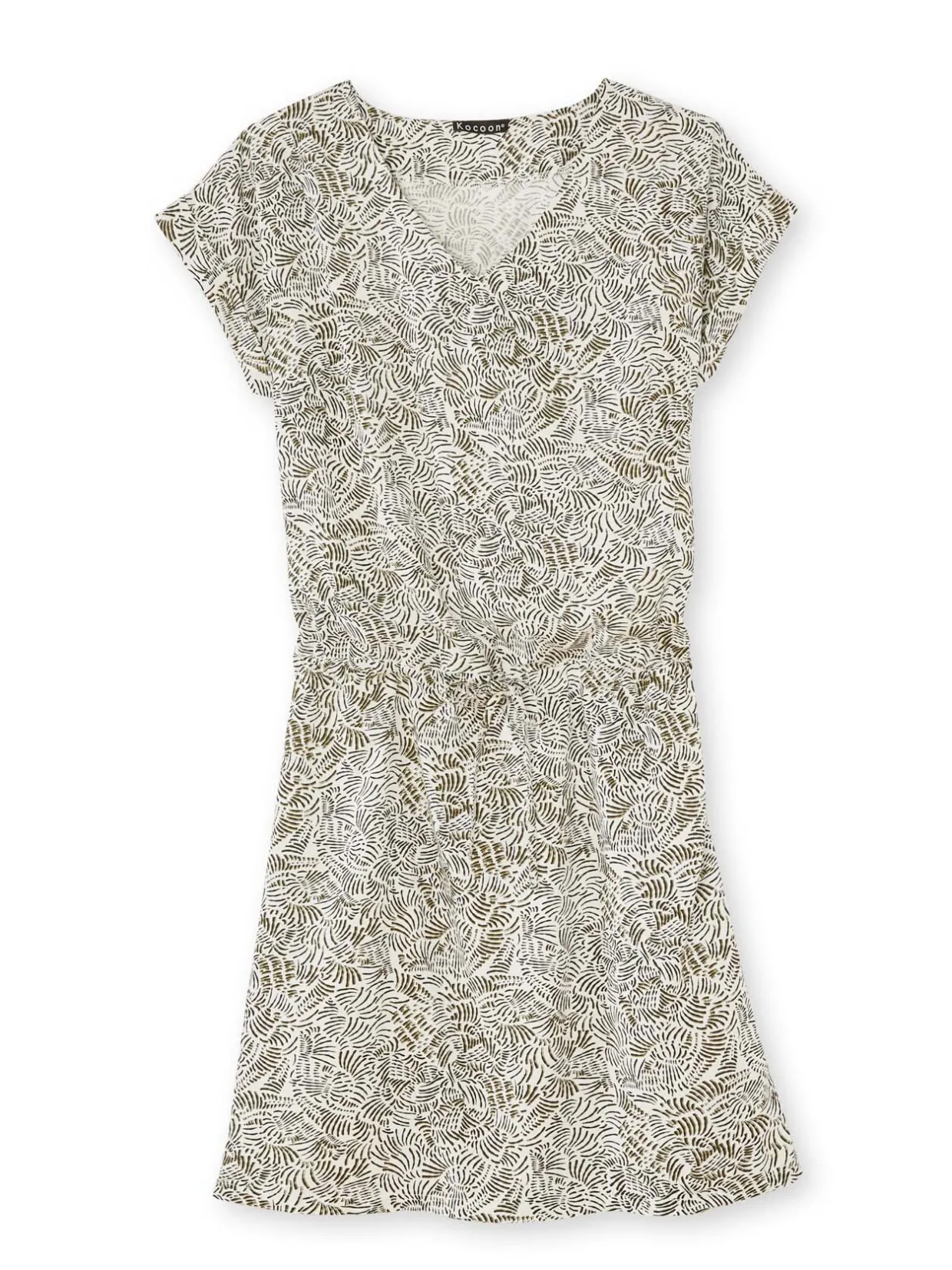 Femme Daxon Robe 3 trous tissu fluide