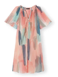 Femme Daxon Robe ample en crêpe froissé