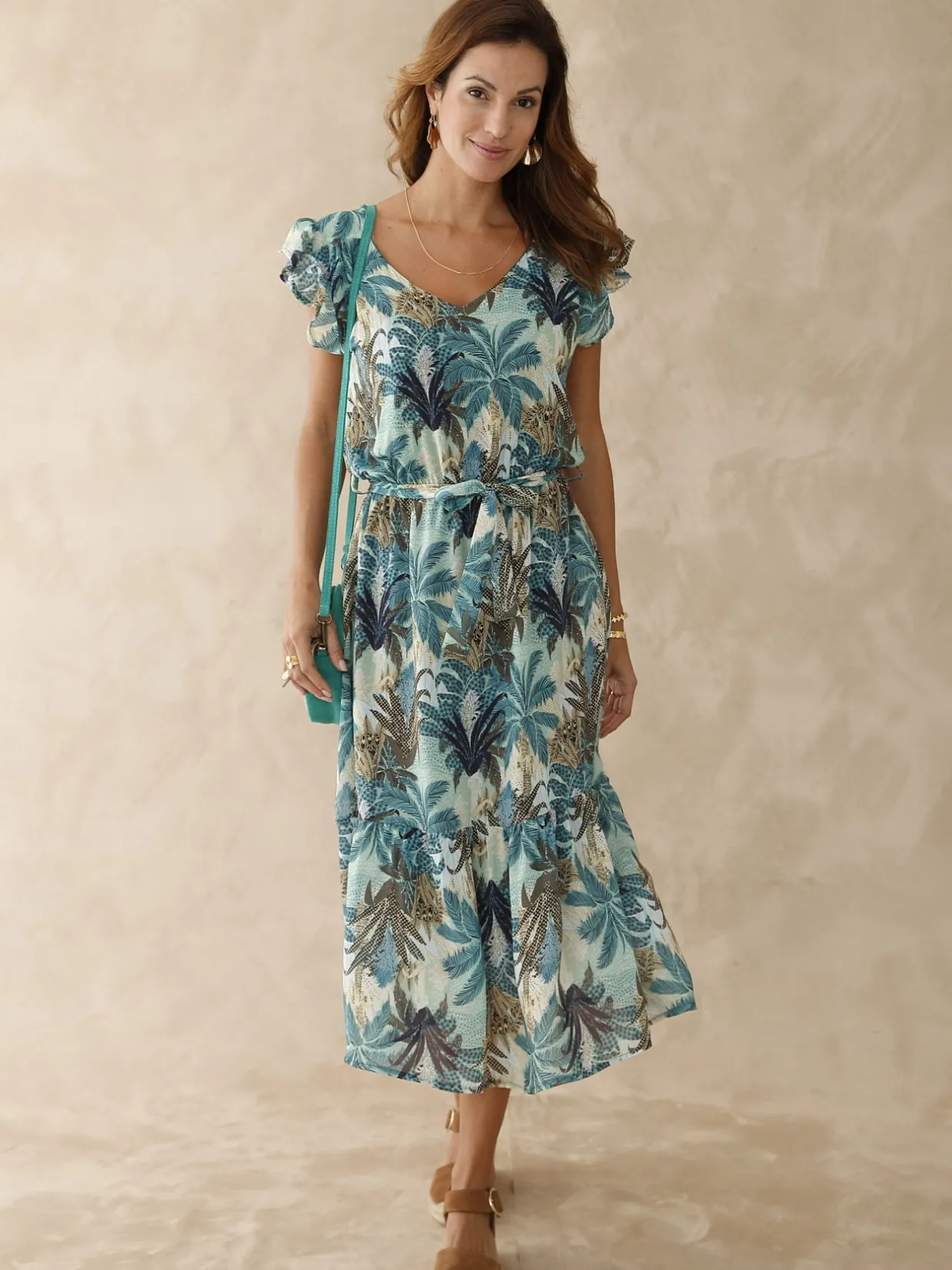 Femme Daxon Robe bas volantée