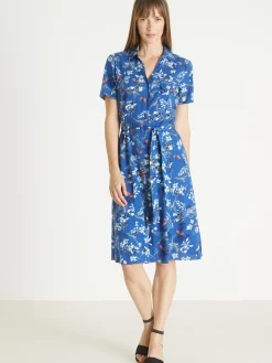 Femme Daxon Robe chemisier toute boutonnée