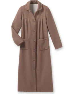 Daxon Robe de chambre col Claudine courtelle