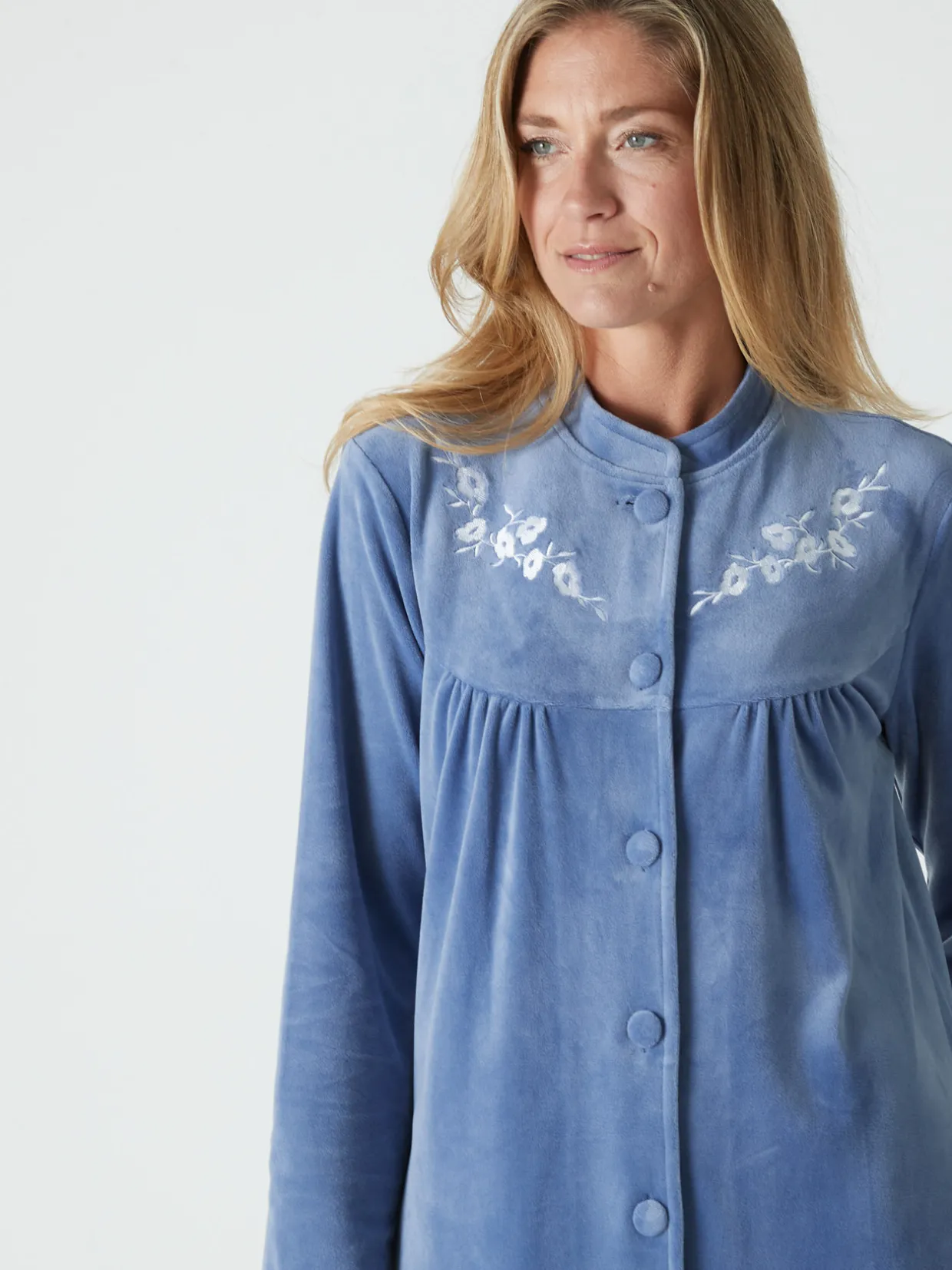 Daxon Robe de chambre en maille velours