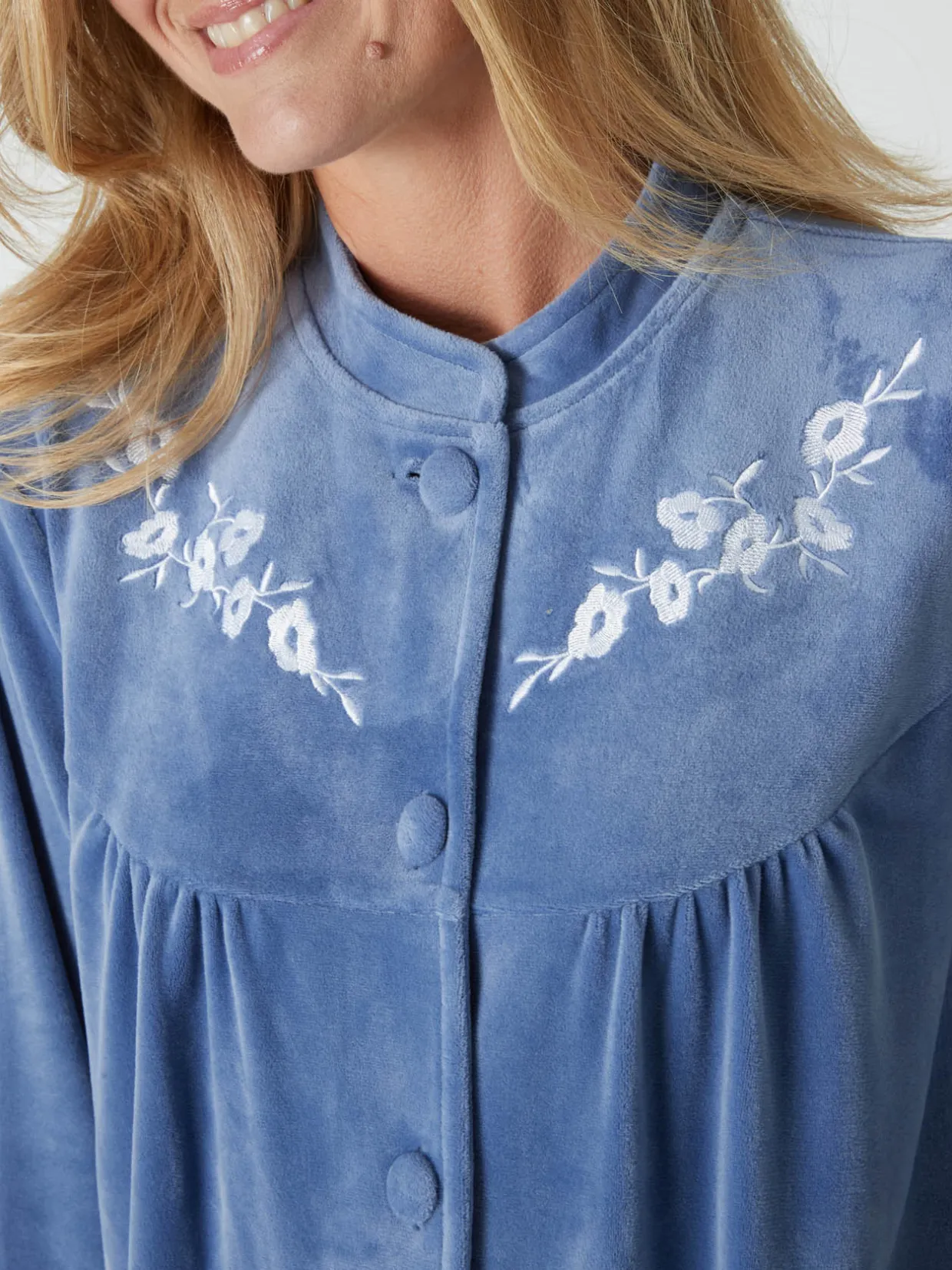 Daxon Robe de chambre en maille velours