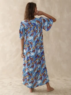 Daxon Robe d'hôtesse fluide