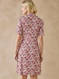 Femme Daxon Robe effet portefeuille en maille