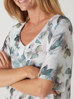 Femme Daxon Robe effet satiné manches larges