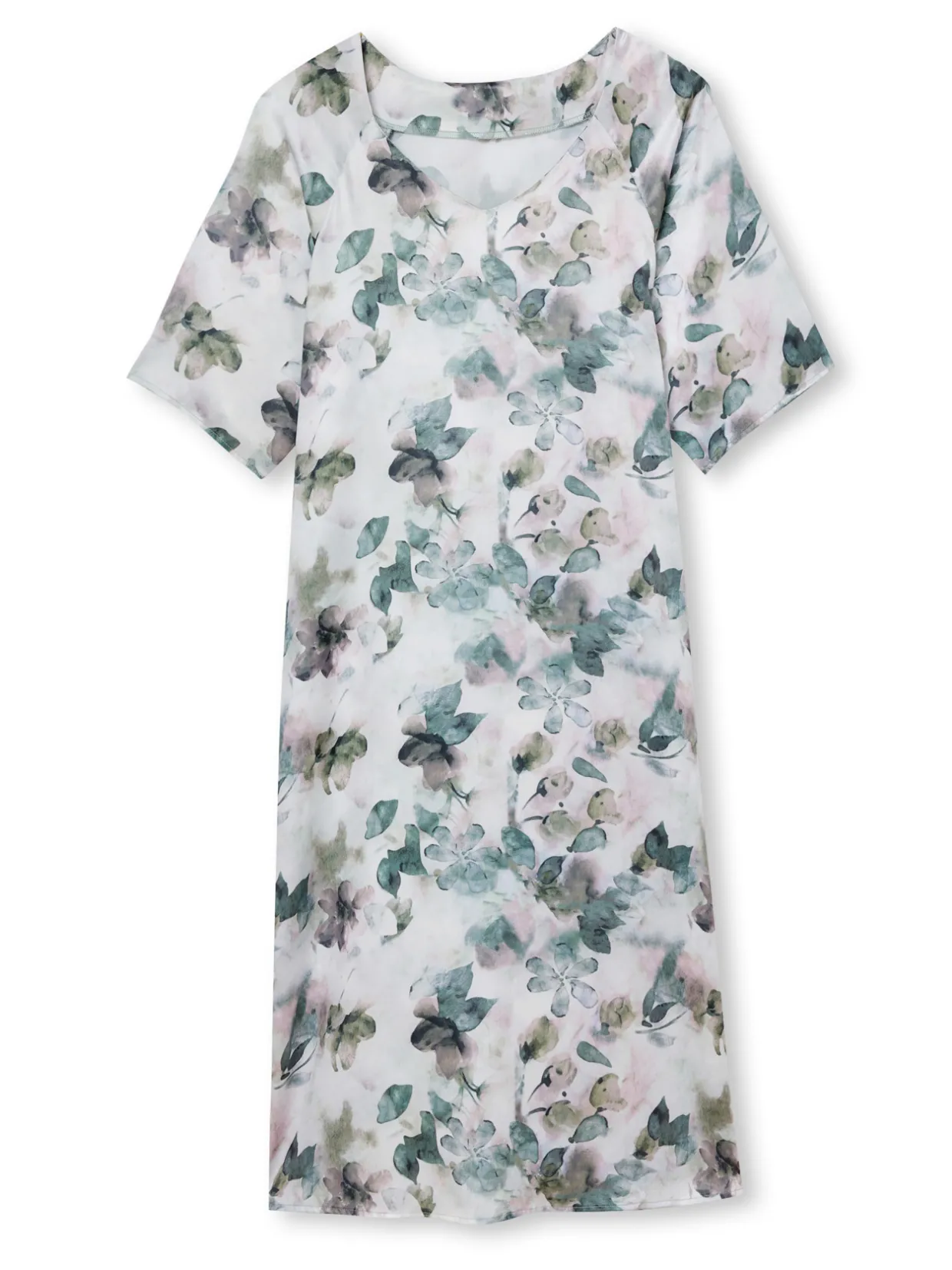 Femme Daxon Robe effet satiné manches larges