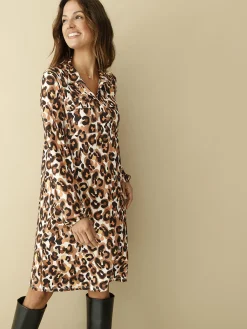 Femme Daxon Robe en maille crêpe