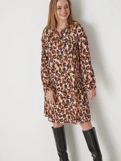 Femme Daxon Robe en maille crêpe