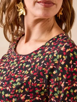 Femme Daxon Robe en maille fluide