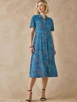 Femme Daxon Robe en maille fluide