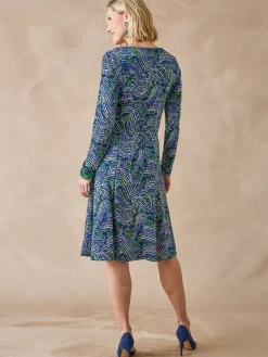 Femme Daxon Robe en maille fluide