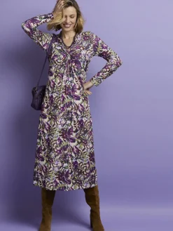 Femme Daxon Robe en maille légère fluide