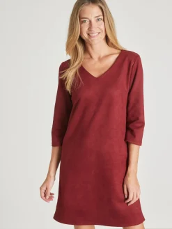 Femme Daxon Robe en maille suédine