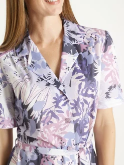 Femme Daxon Robe en maille toute boutonnée