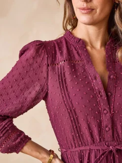 Femme Daxon Robe en plumetis