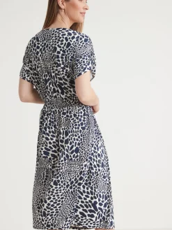 Femme Daxon Robe encolure bateau en maille fluide