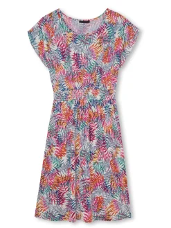 Femme Daxon Robe encolure bateau en maille fluide