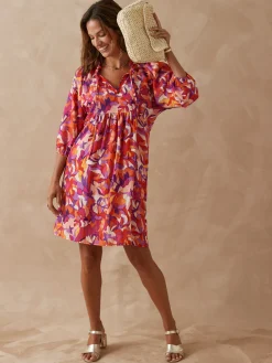 Femme Daxon Robe encolure tunisienne volantée