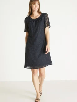 Femme Daxon Robe housse cérémonie effet dentelle