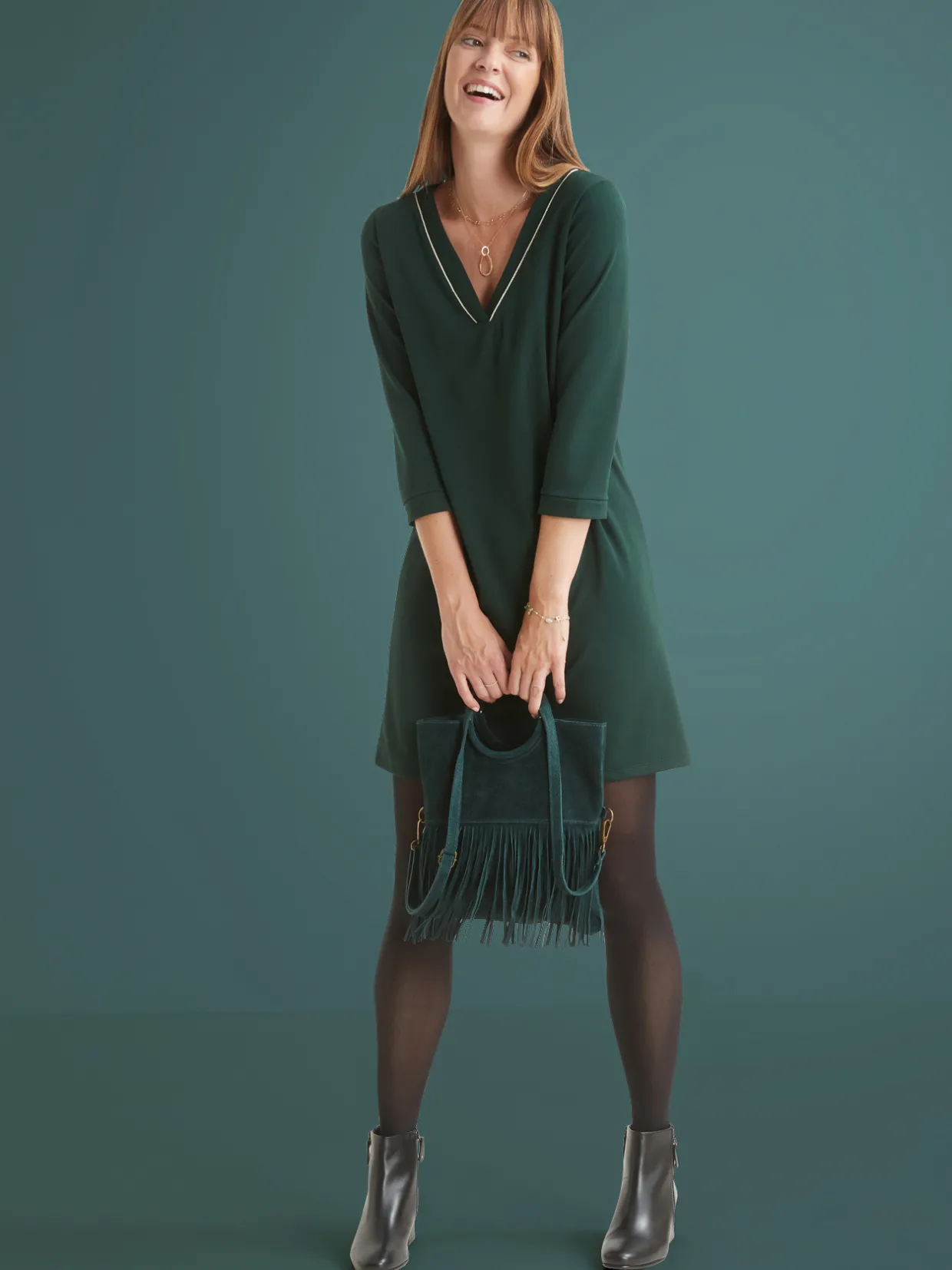 Femme Daxon Robe housse en maille fluide