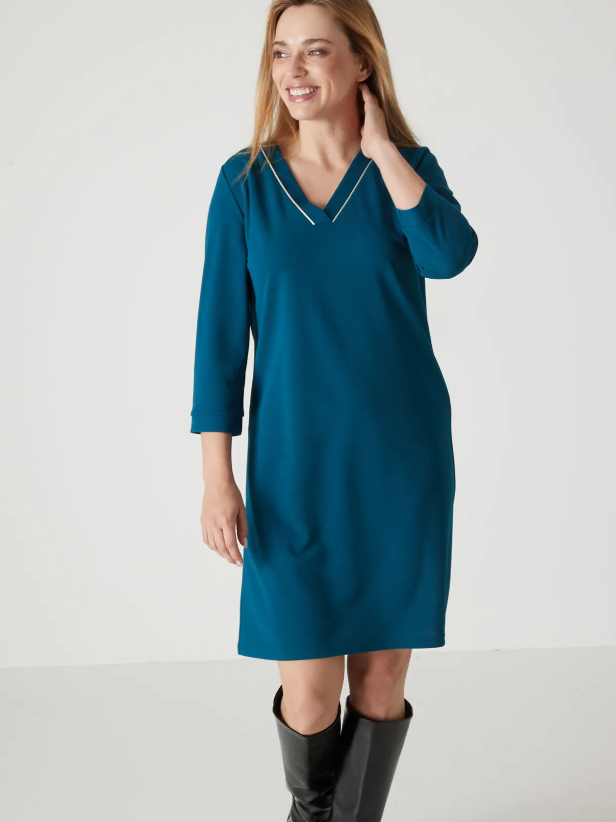 Femme Daxon Robe housse en maille fluide