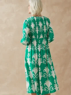 Femme Daxon Robe longue à smocks