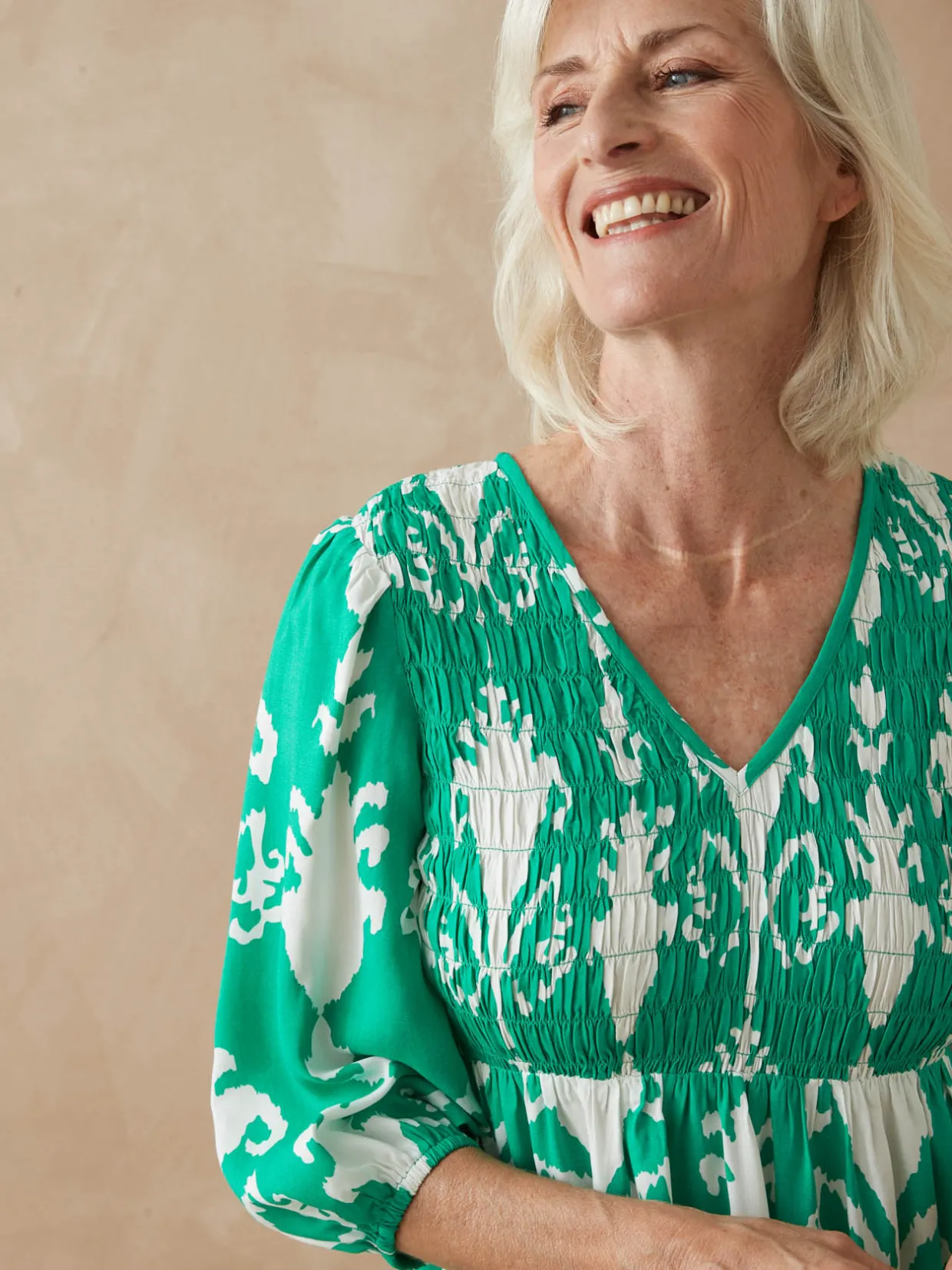 Femme Daxon Robe longue à smocks