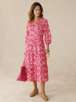 Femme Daxon Robe longue à volants