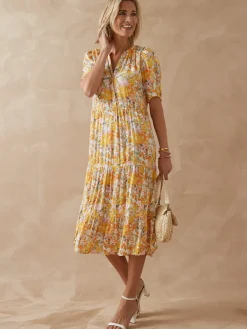 Femme Daxon Robe longue à volants