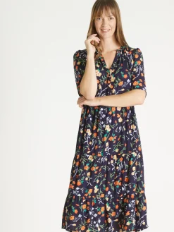 Femme Daxon Robe longue à volants