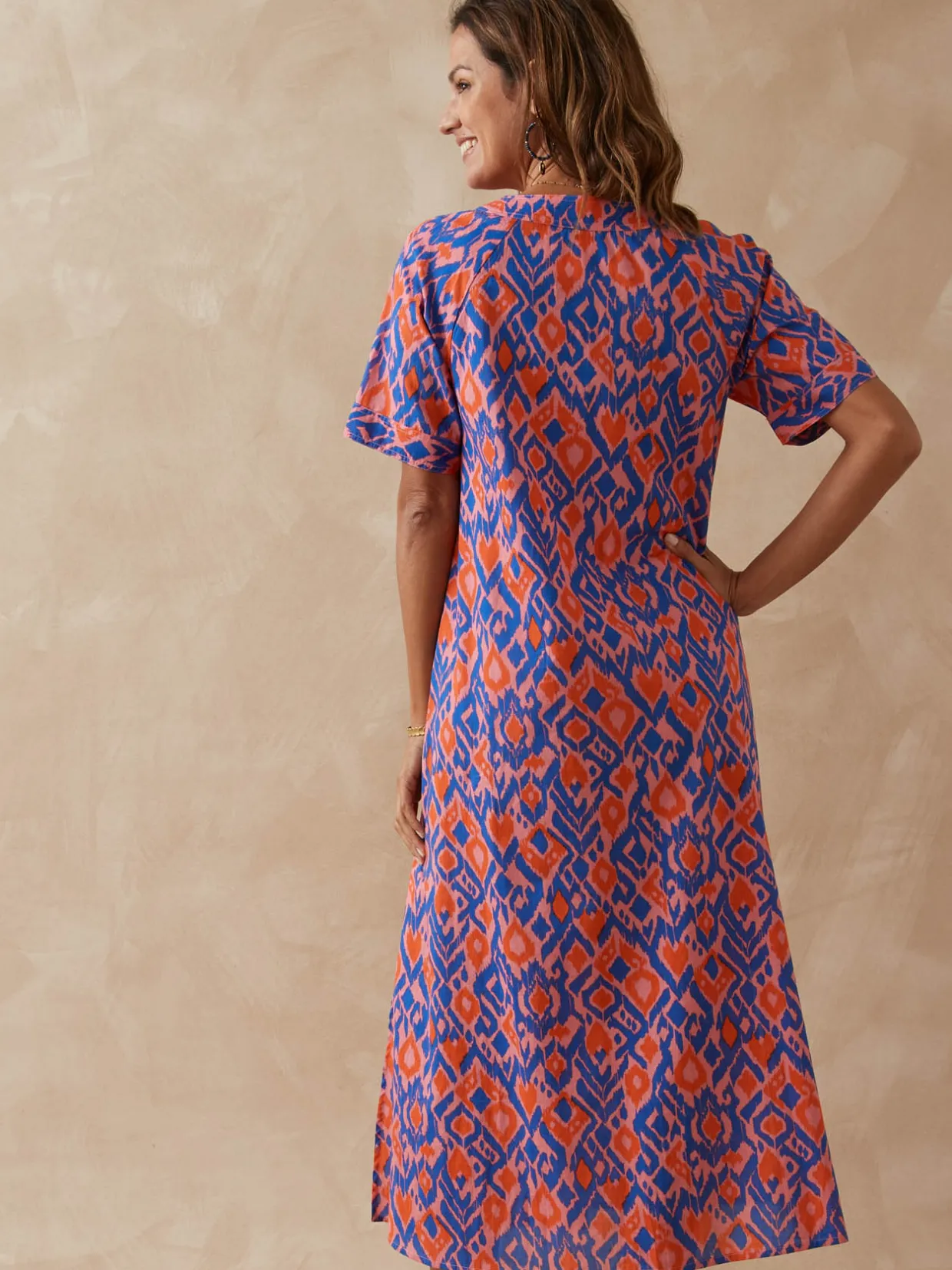 Femme Daxon Robe longue pur coton