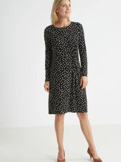 Femme Daxon Robe maille fluide drapé fantaisie