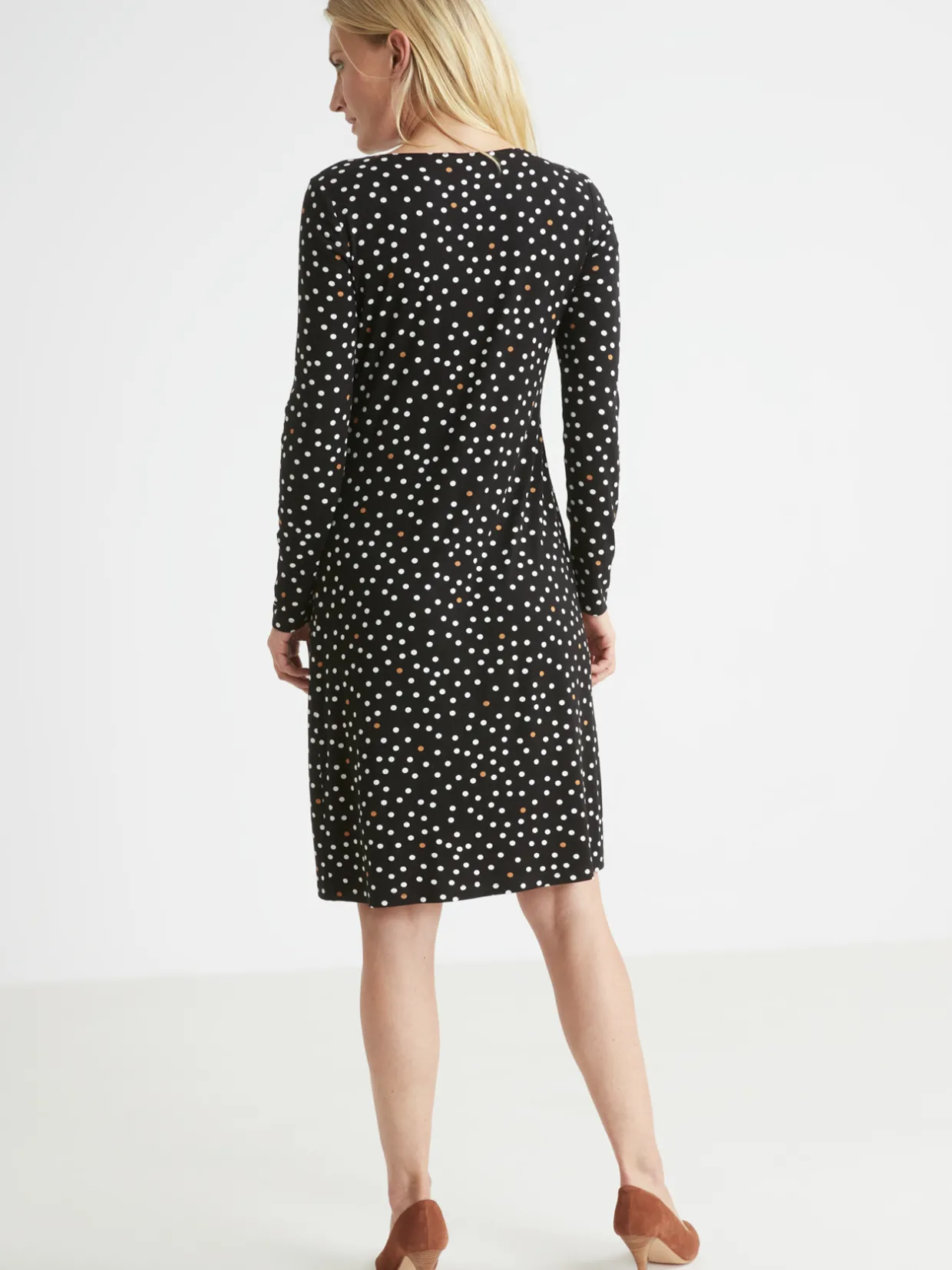 Femme Daxon Robe maille fluide drapé fantaisie