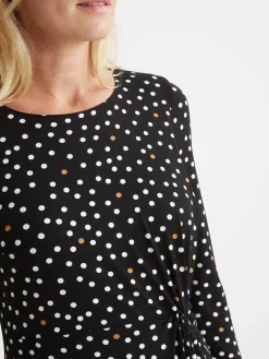 Femme Daxon Robe maille fluide drapé fantaisie